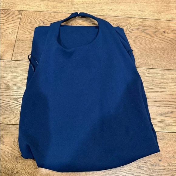 Zara Draped Halter Midi Dress - Picture 3 of 6